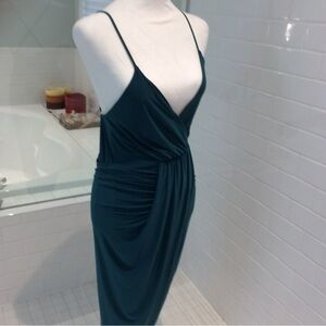 Charlotte Russe Teal Backless Dress